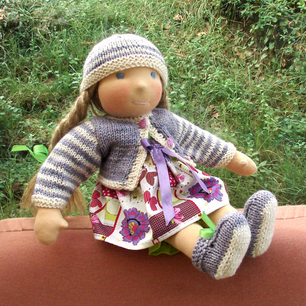 Doll Nicol in party floral dress