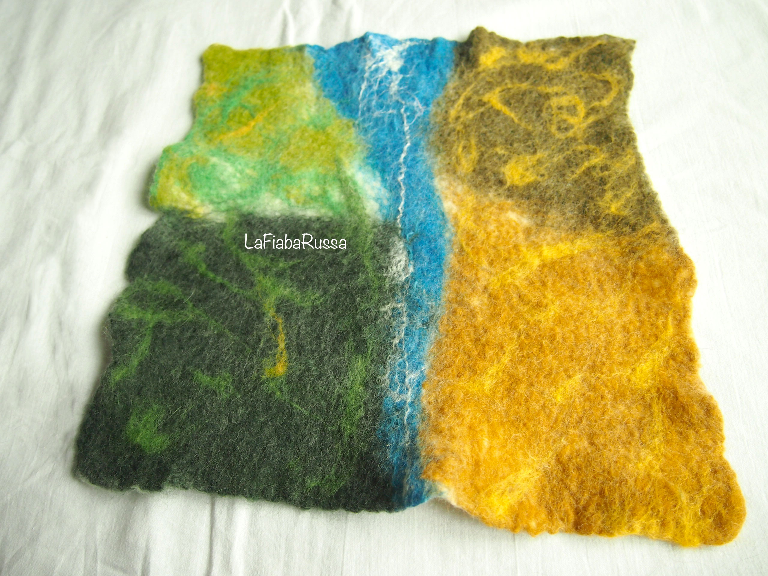 Wool felted playscape ready to ship