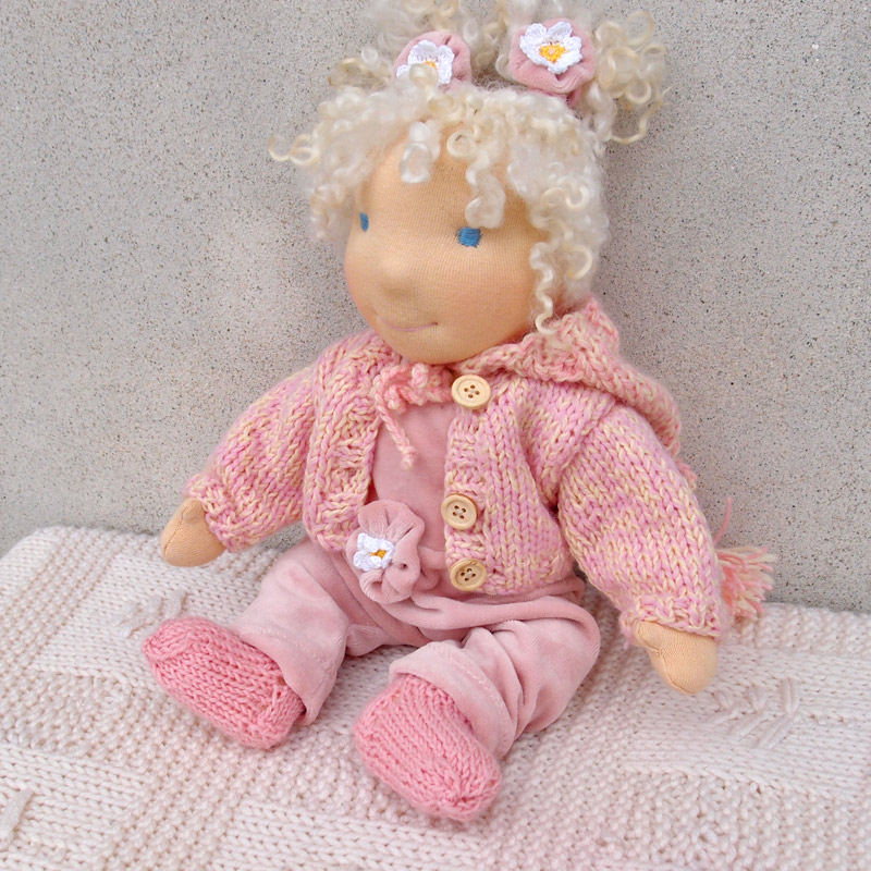 lianna - Waldorf doll baby 14 in doll