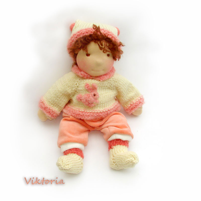 waldorf baby doll  bambola  Viktoria