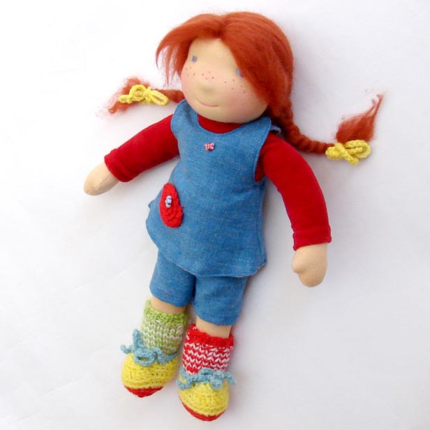 Pippi longstocking waldorf doll