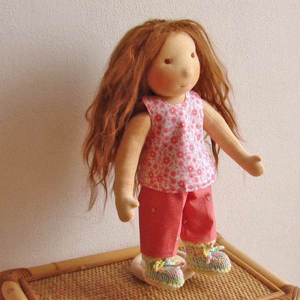 waldorf doll Ludmila long stylable hair