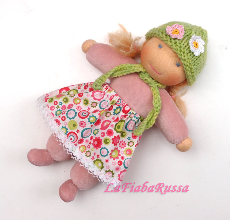 Waldorf doll lite pink body, made to order