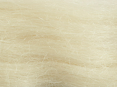 Lana pettinata bianca